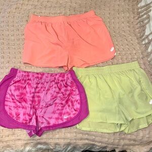 3 barely worn sport shorts